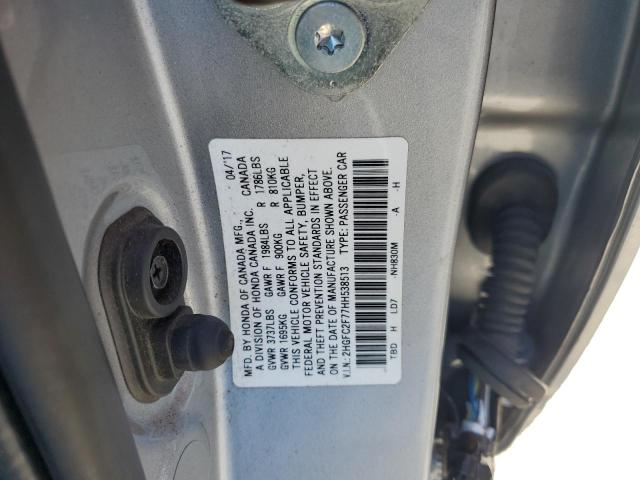 2HGFC2F77HH538513 Honda CIVIC EX