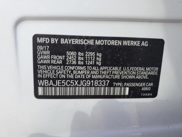 WBAJE5C5XJG918337 BMW 540 I