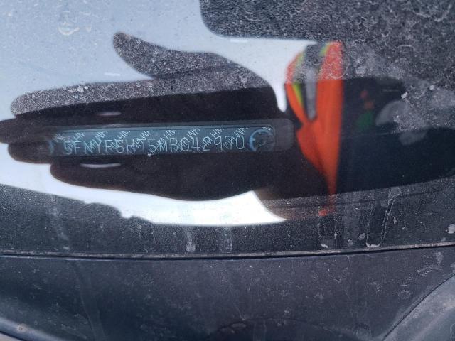 5FNYF6H75MB042970 Honda Pilot Black