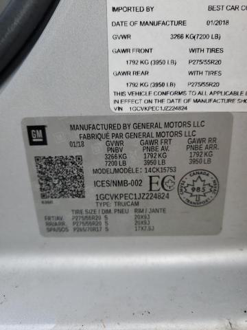1GCVKPEC1JZ224824 Chevrolet Silverado K1500 Custom