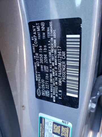KMHLP4AGXMU129417 Hyundai Elantra Limited
