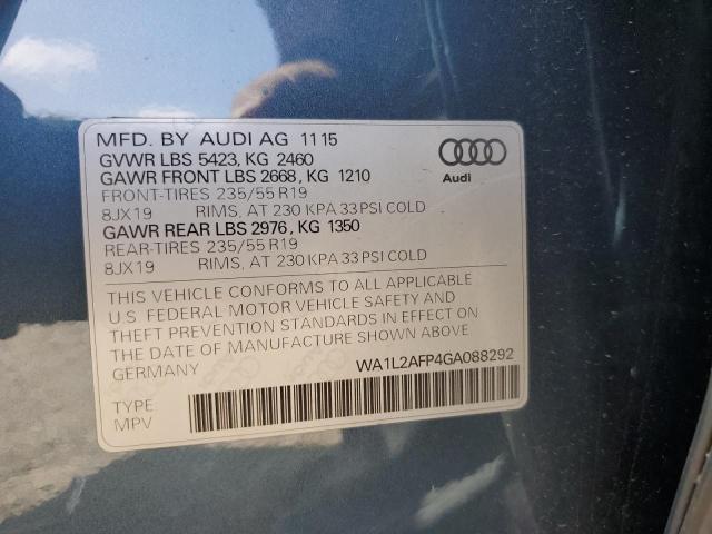 WA1L2AFP4GA088292 Audi Q5 Premium Plus