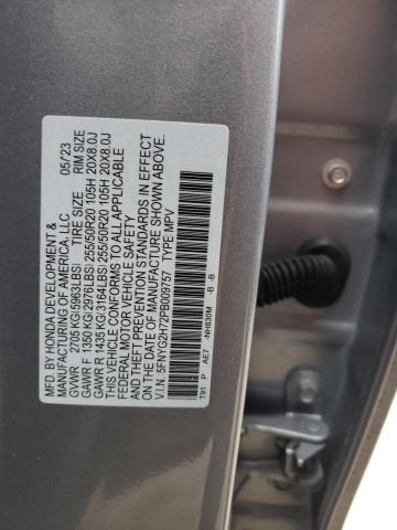 5FNYG2H72PB009757 Honda Pilot Touring