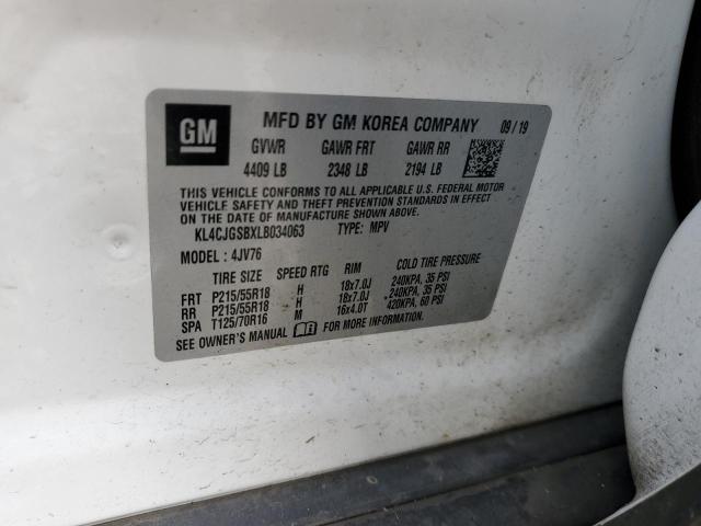 KL4CJGSBXLB034063 Buick Encore Essence
