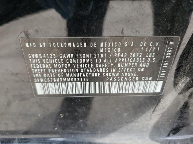 3VWC57BUXMM092175 Volkswagen JETTA S