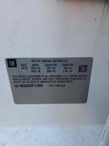 1G11B5SAXGF112869 Chevrolet Malibu Limited Ls