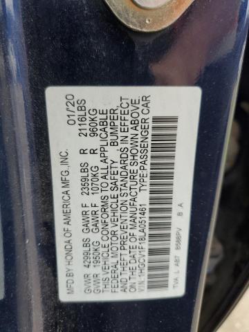 1HGCV1F18LA051461 Honda ACCORD LX
