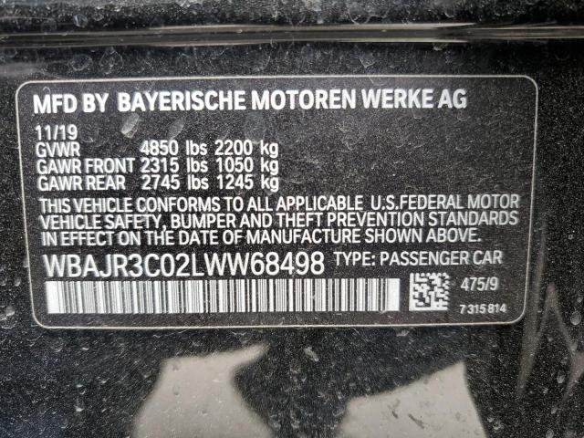 WBAJR3C02LWW68498 BMW 530 I