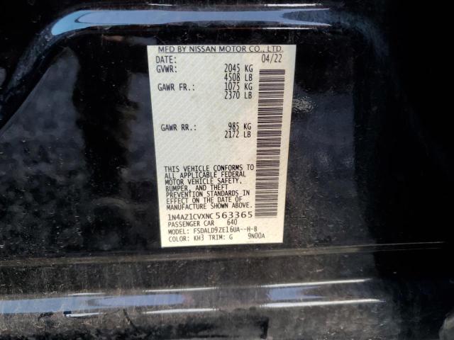 1N4AZ1CVXNC563365 Nissan LEAF SV