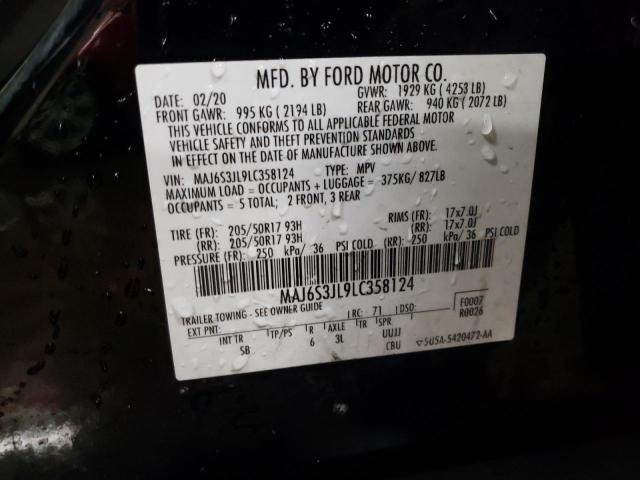 MAJ6S3JL9LC358124 Ford Ecosport Ses
