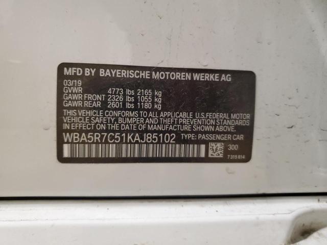 WBA5R7C51KAJ85102 BMW 330XI