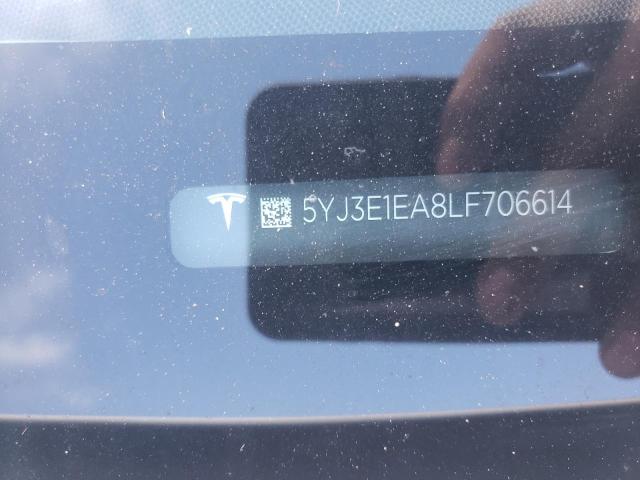 5YJ3E1EA8LF706614 Tesla MODEL 3