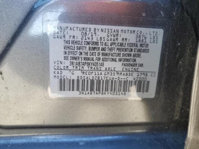 3N1AB7AP8KY405148 Nissan SENTRA S