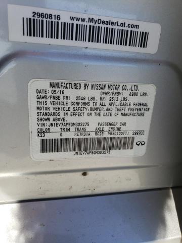 JN1EV7AP5GM303275 Infiniti Q50 Premium