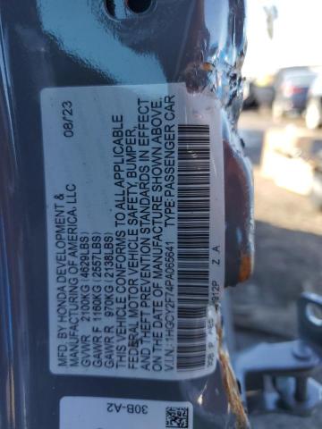 1HGCY2F74PA065641 Honda Accord Hybrid Sport-l
