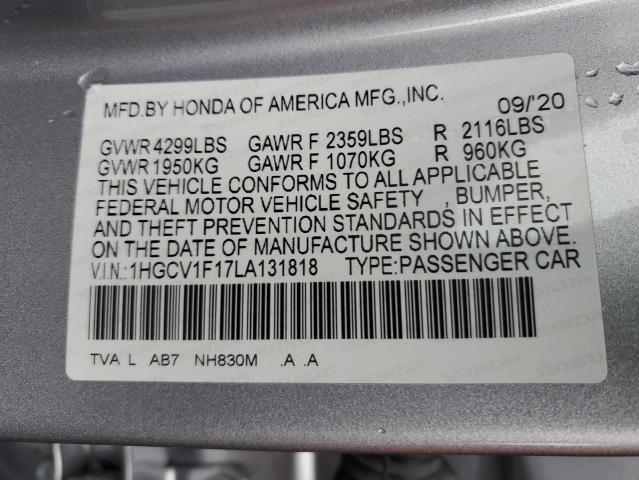 1HGCV1F17LA131818 Honda ACCORD LX