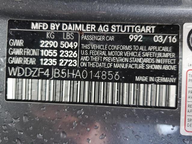 WDDZF4JB5HA014856 Mercedes-Benz E 300