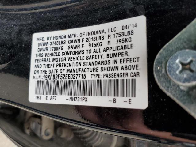 19XFB2F52EE037715 Honda Civic Lx