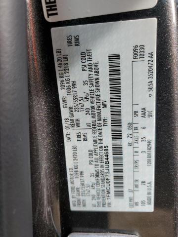 1FMCU0F73JUB44685 Ford ESCAPE S
