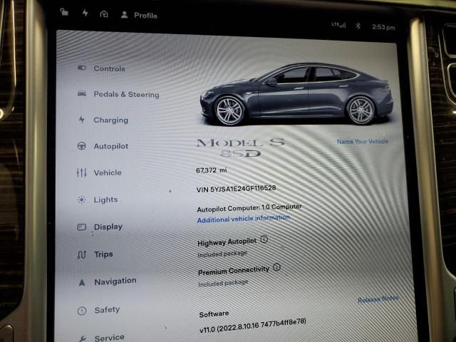 5YJSA1E24GF116528 Tesla MODEL S