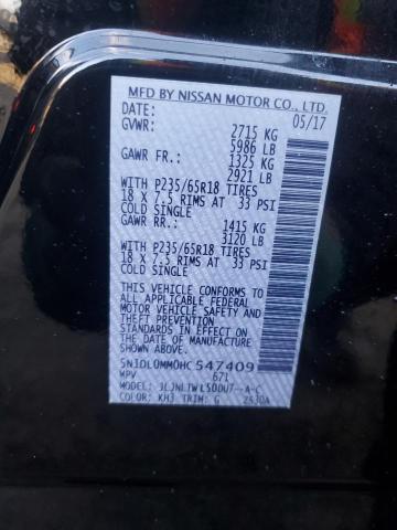 5N1DL0MM0HC547409 Infiniti QX60