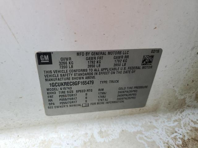 1GCUKREC8GF165479 Chevrolet Silverado K1500 Lt