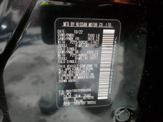 JN8AY2BD3P9690488 Nissan Armada Sl