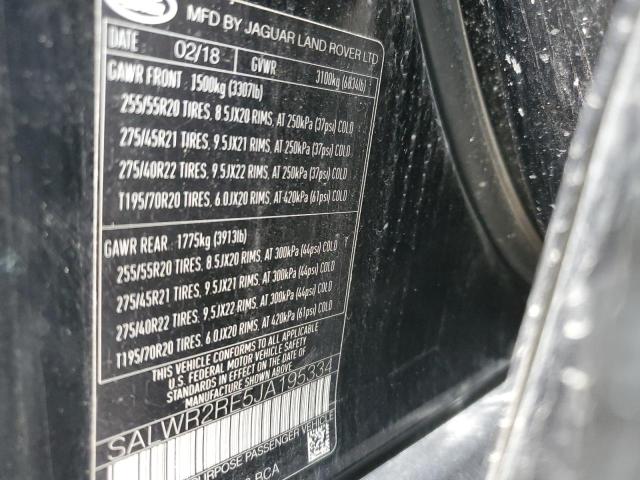 SALWR2RE5JA195334 Land Rover Range Rover Sport Supercharged Dynamic