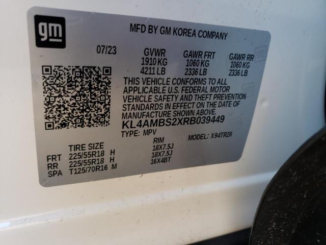 KL4AMBS2XRB039449 Buick Encore Gx Preferred