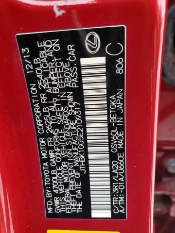 JTHBK1GG5E2109317 Lexus ES 350