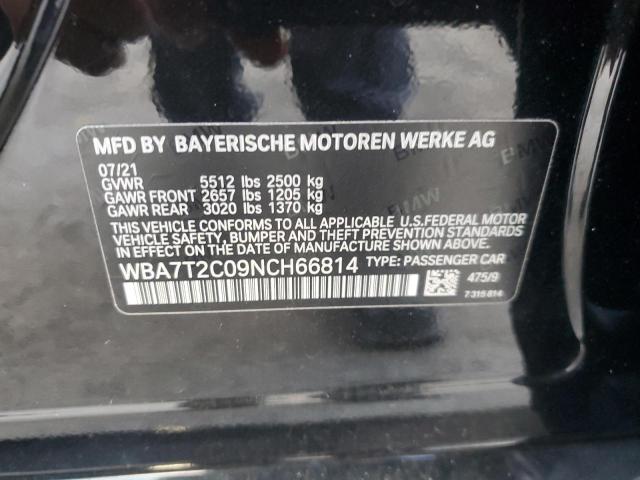 WBA7T2C09NCH66814 BMW 740 I