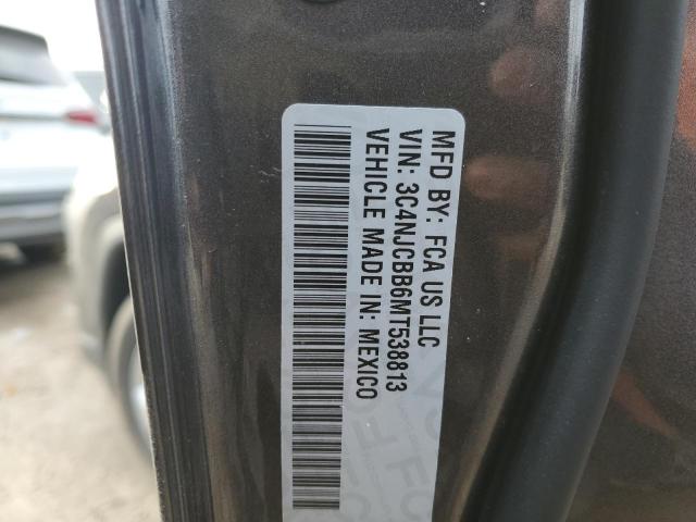 3C4NJCBB6MT538813 Jeep Compass Latitude