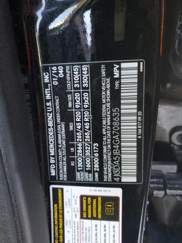4JGDA5JB4GA708635 Mercedes-Benz GLE 350