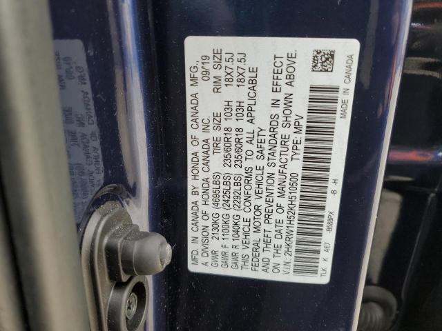 2HKRW1H52KH510500 Honda CR-V EX