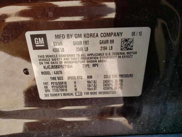 KL4CJBSBXFB271644 Buick Encore Convenience
