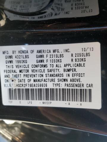 1HGCR2F78EA058606 Honda ACCORD EX