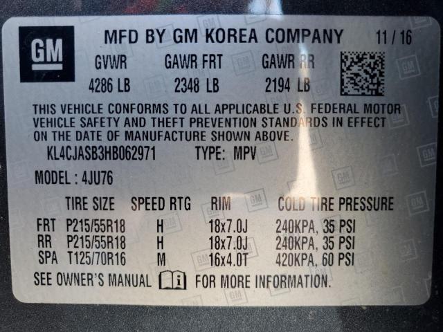 KL4CJASB3HB062971 Buick Encore Preferred