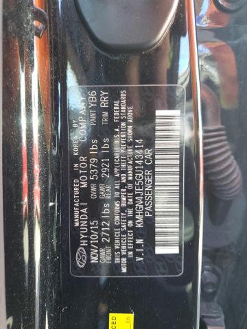 KMHGN4JE5GU143414 Hyundai Genesis 3.8l