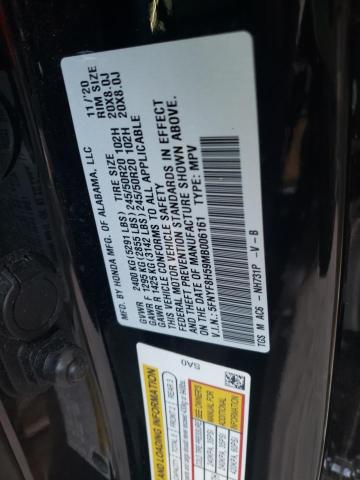 5FNYF8H59MB006161 Honda Passport Exl