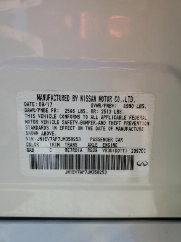 JN1EV7AP7JM358253 Infiniti Q50 LUXE