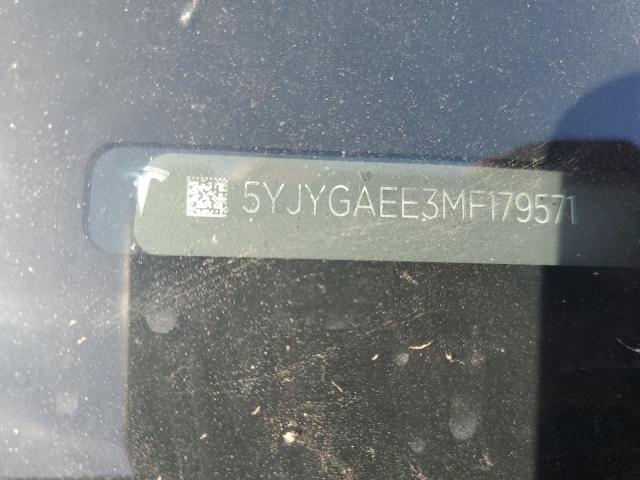 5YJYGAEE3MF179571 Tesla Model Y