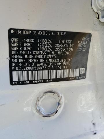 3CZRU6H52KM721719 Honda HR-V EX