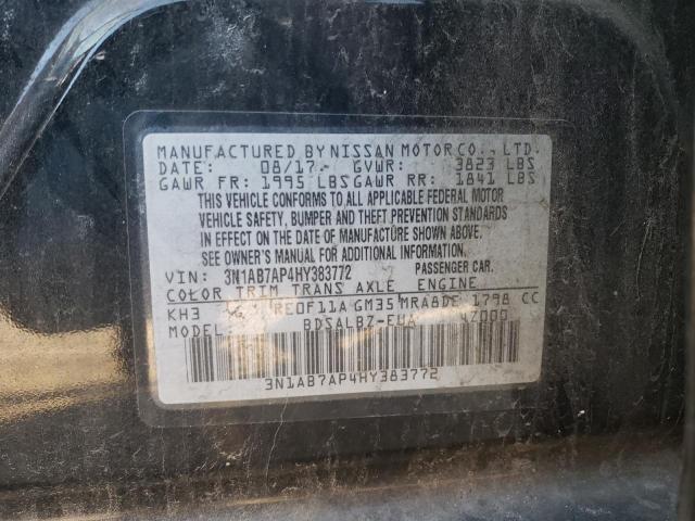 3N1AB7AP4HY383772 Nissan SENTRA S