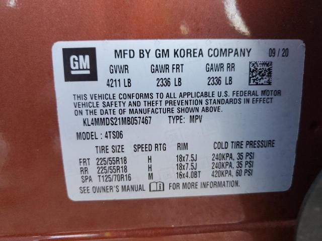 KL4MMDS21MB057467 Buick Encore Gx Select