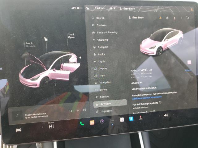 5YJ3E1EBXLF746475 Tesla MODEL 3
