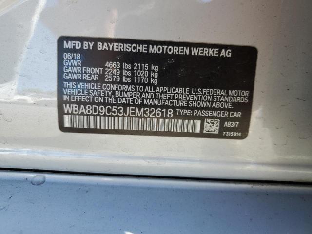 WBA8D9C53JEM32618 BMW 330 XI