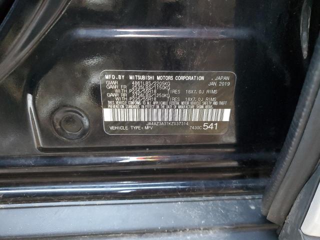 JA4AZ3A31KZ037314 Mitsubishi Outlander Se