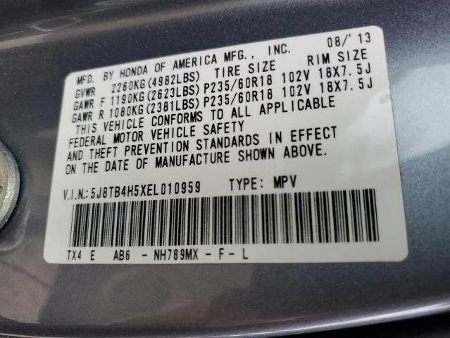 5J8TB4H5XEL010959 Acura RDX TECHNO