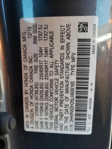 2HKRW2H25LH606165 Honda CR-V LX