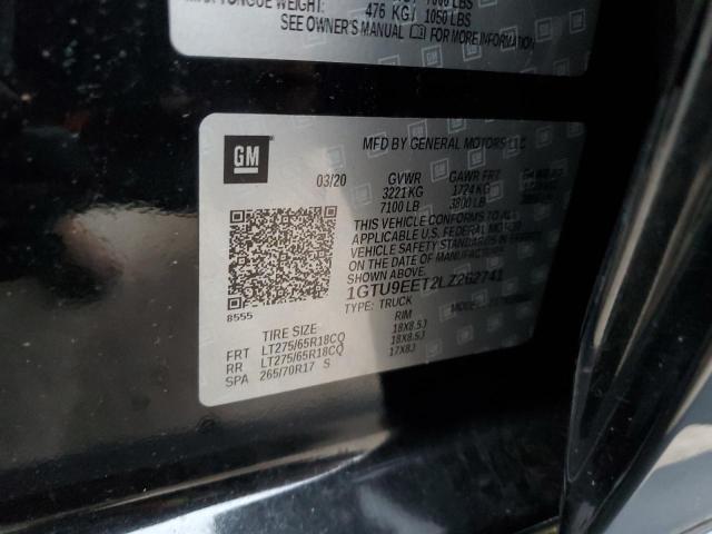 1GTU9EET2LZ262741 GMC Sierra K1500 At4